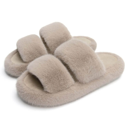 chantomoo-womens-fuzzy-faux-fur-memory-foam-slippers