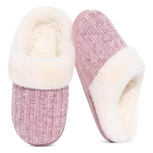 evshine-womens-knit-chenille-memory-foam-slippers-outdoor
