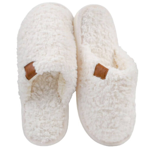 goewy-womens-fuzzy-cross-band-memory-foam-slippers-outdoor