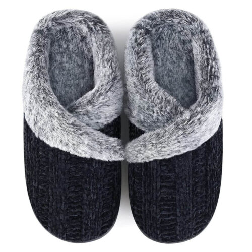 homitem-womens-fuzzy-fleece-memory-foam-anti-skid-slippers-outdoor