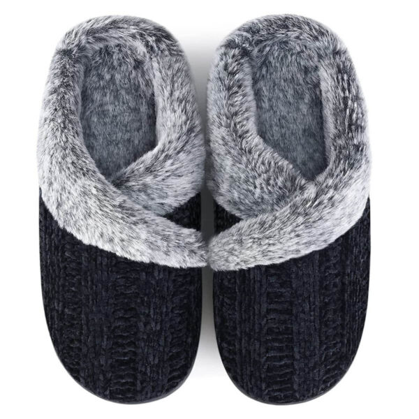homitem-womens-fuzzy-fleece-memory-foam-anti-skid-slippers-outdoor