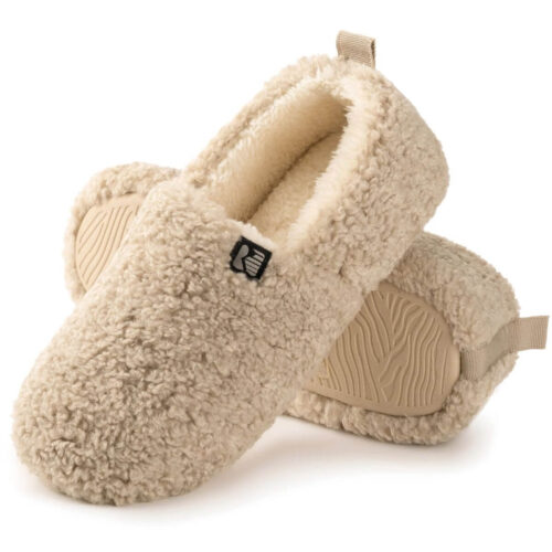 rockdove-womens-faux-shearling-memory-foam-slippers