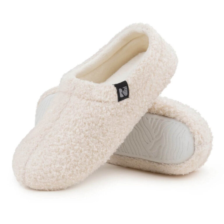 rockdove-womens-teddy-fleece-closed-back-slippers