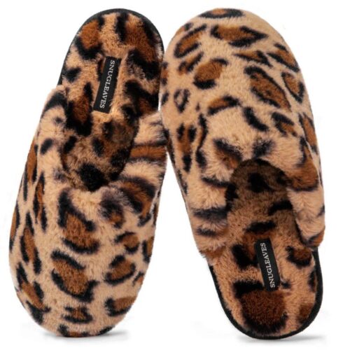 snug-leaves-womens-fuzzy-memory-foam-scuff-slippers-non-slip
